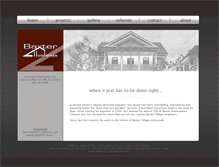 Tablet Screenshot of baxterhandyman.com